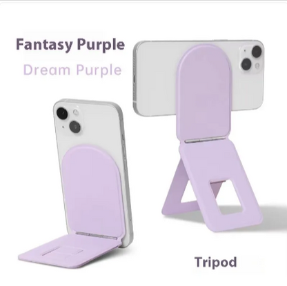 Multifunctional Leather Selfie Phone Stand