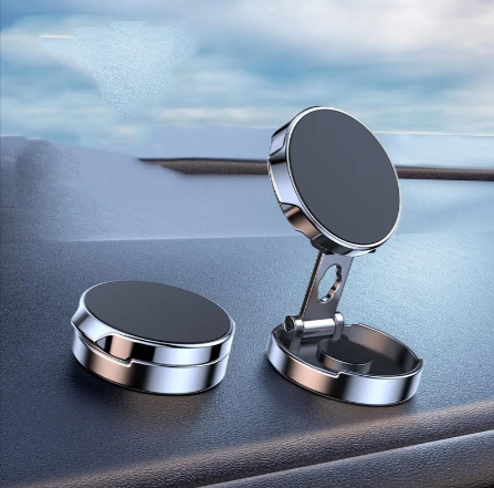 Magnetic Rotating Car Phone Holder with Height Adjustment